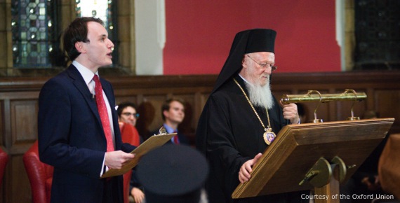 Patriarch Bartholomew in Oxford